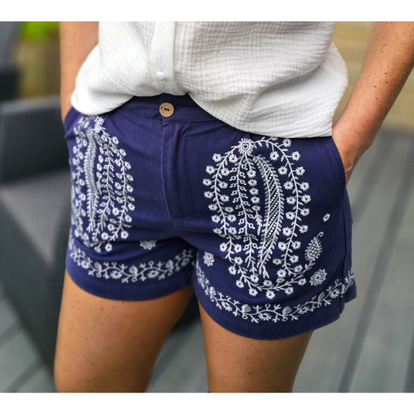 Short Marianno bleu marine