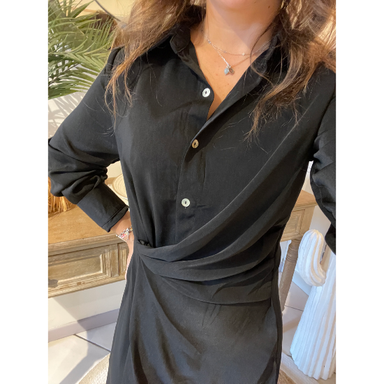 Robe courte Mila noire