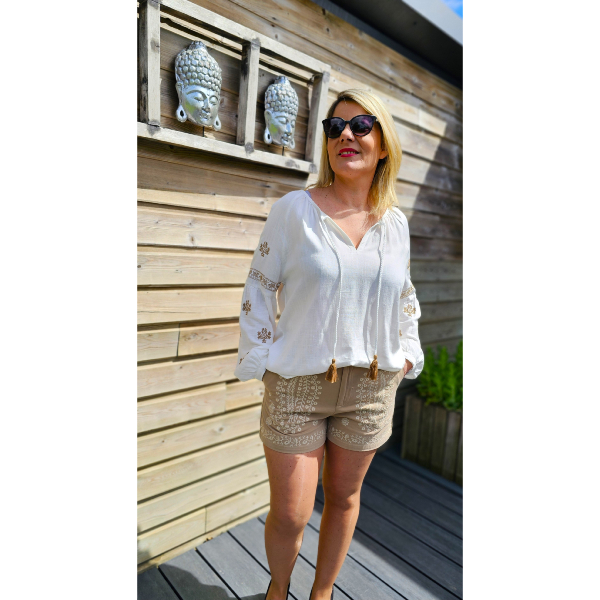 Short Marianno beige