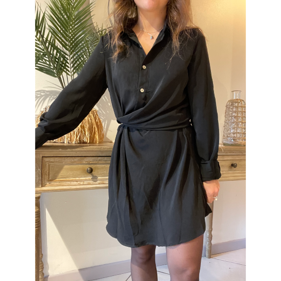 Robe courte Mila noire