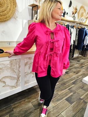 Blouse fuschia Hava