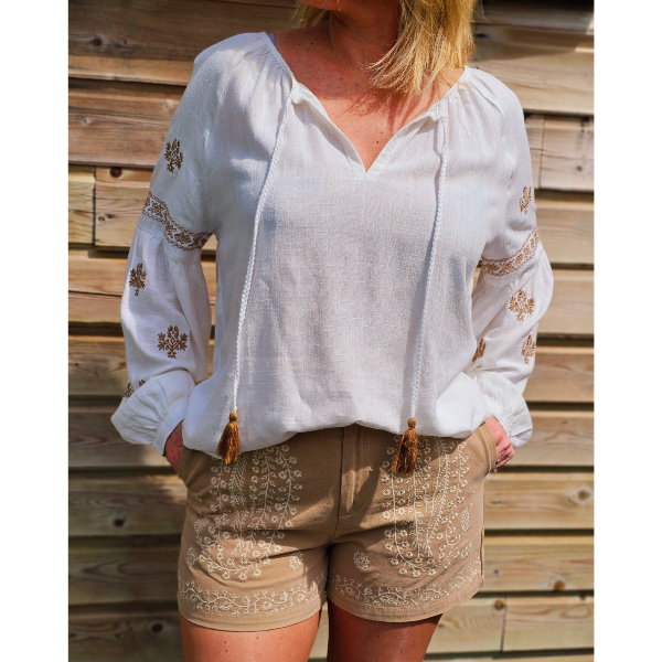 Short Marianno beige