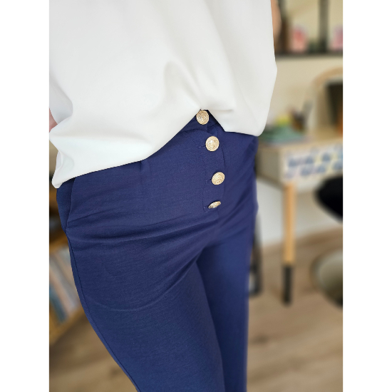 Pantalon Diana marine