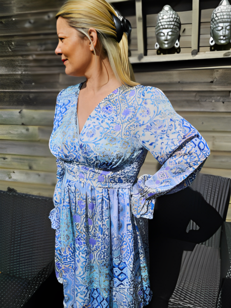 Robe bleue Klelia